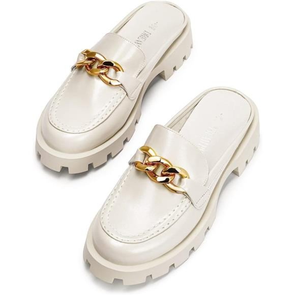 Mules for Women Slip On Shoes Beige - Picture 5 of 7